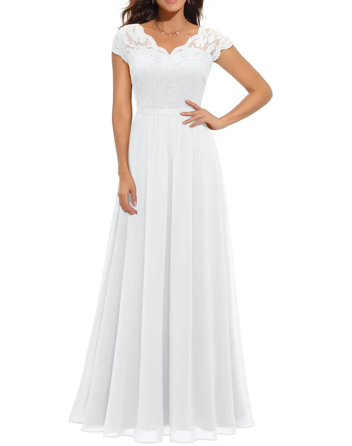 Diane™ | Women’s Elegant Lace Long Dress