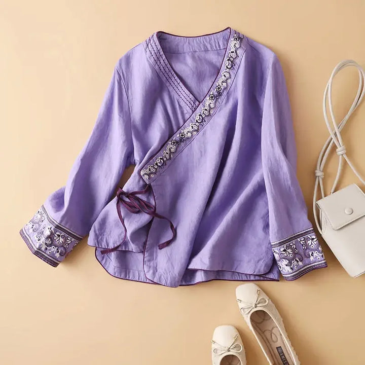 Lotus™ | Relaxed Embroidered Breeze Blouse