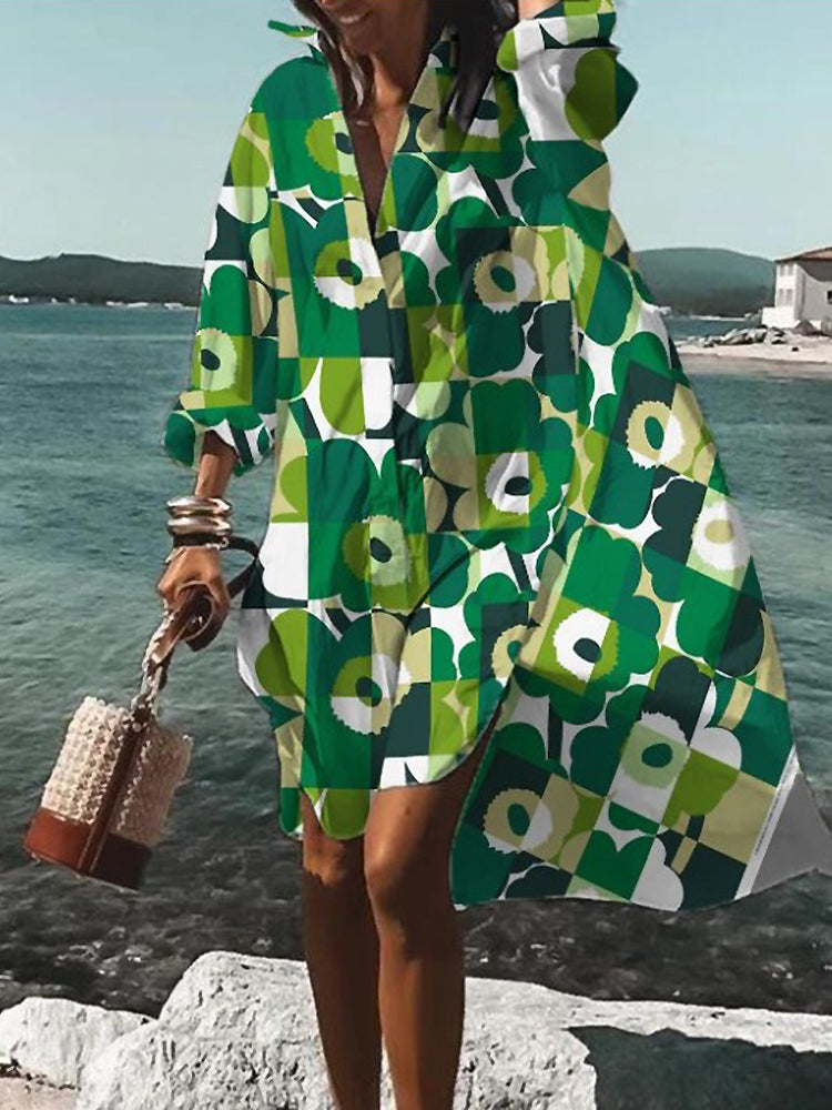 Mary™ | Summer Midi Shirt Dress