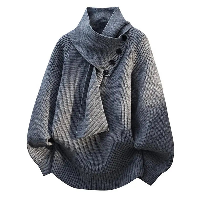 Imogen™ | Cozy Scarf-Neck Sweater