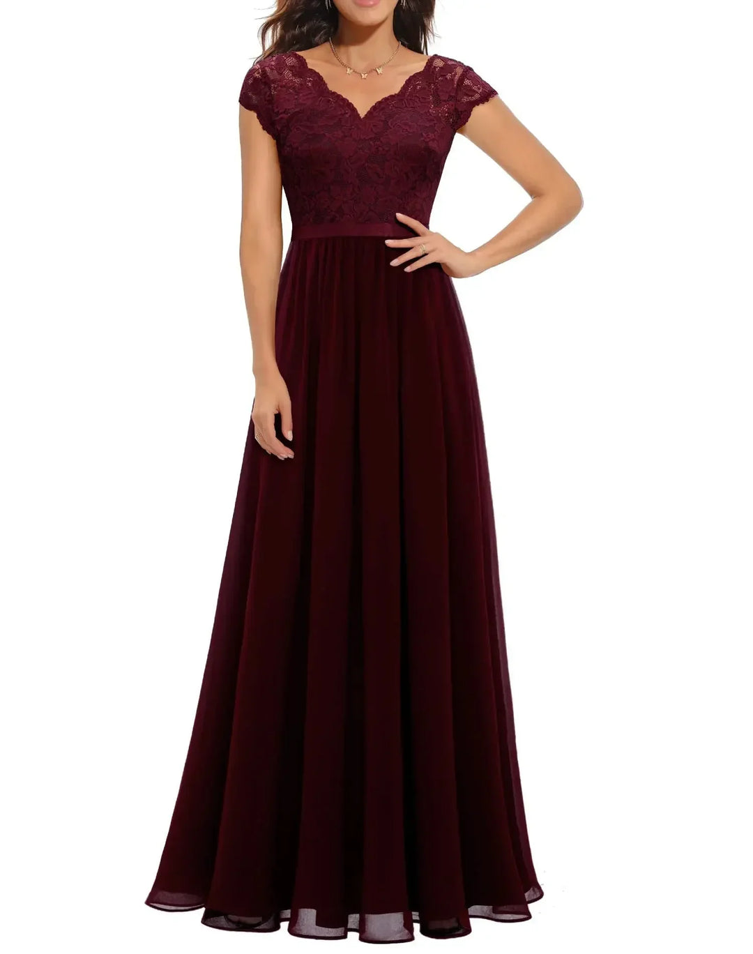 Diane™ | Women’s Elegant Lace Long Dress