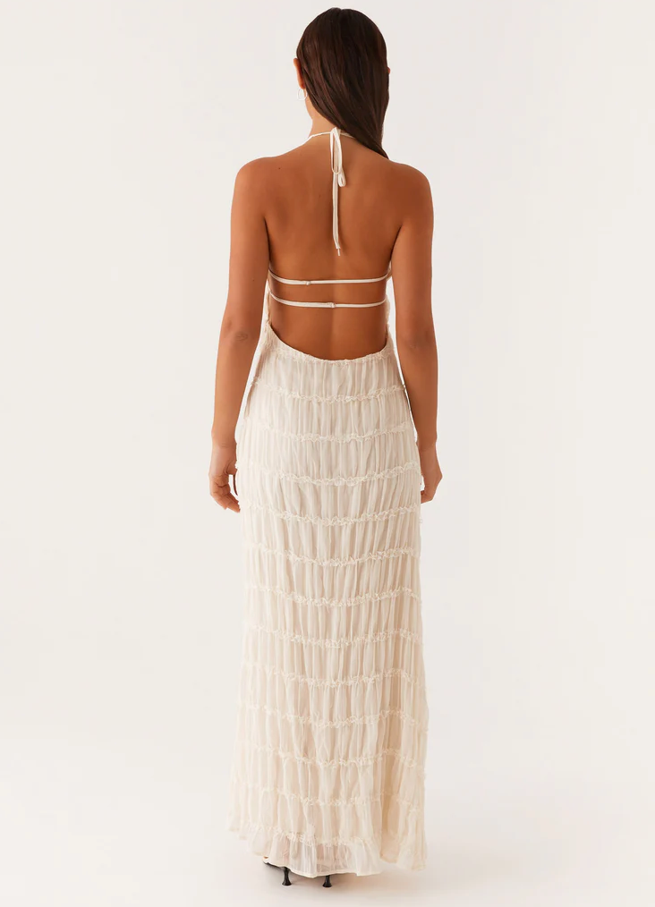 Jolene™ | Elegant Halter Maxi Dress