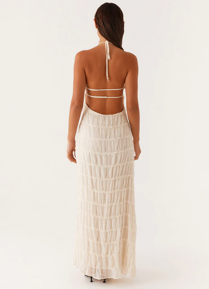 Jolene™ | Elegant Halter Maxi Dress