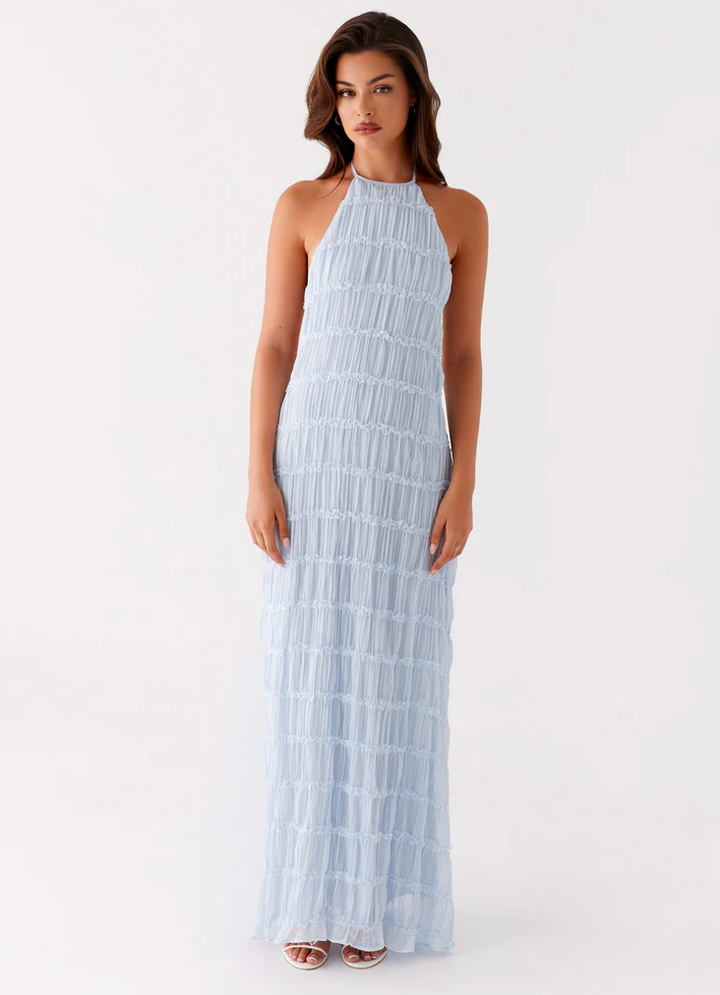 Jolene™ | Elegant Halter Maxi Dress