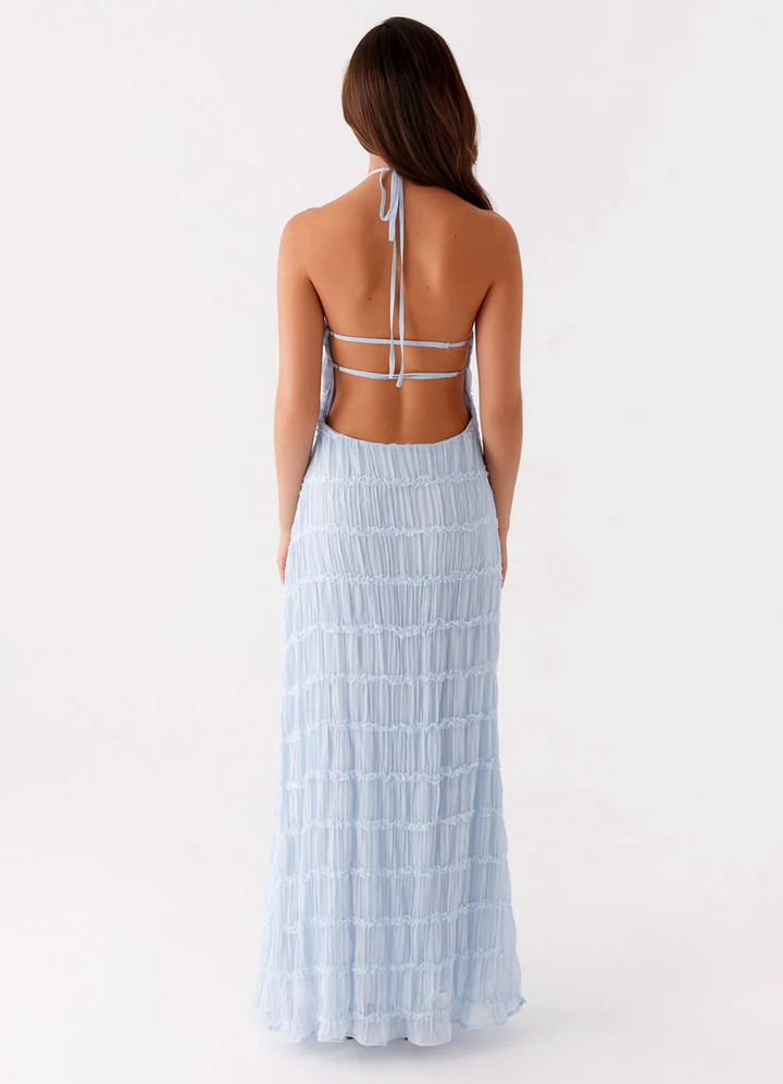Jolene™ | Elegant Halter Maxi Dress