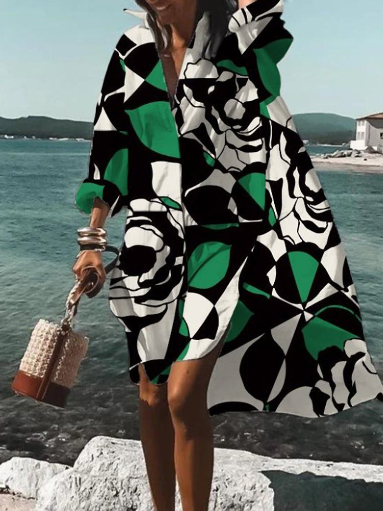 Mary™ | Summer Midi Shirt Dress