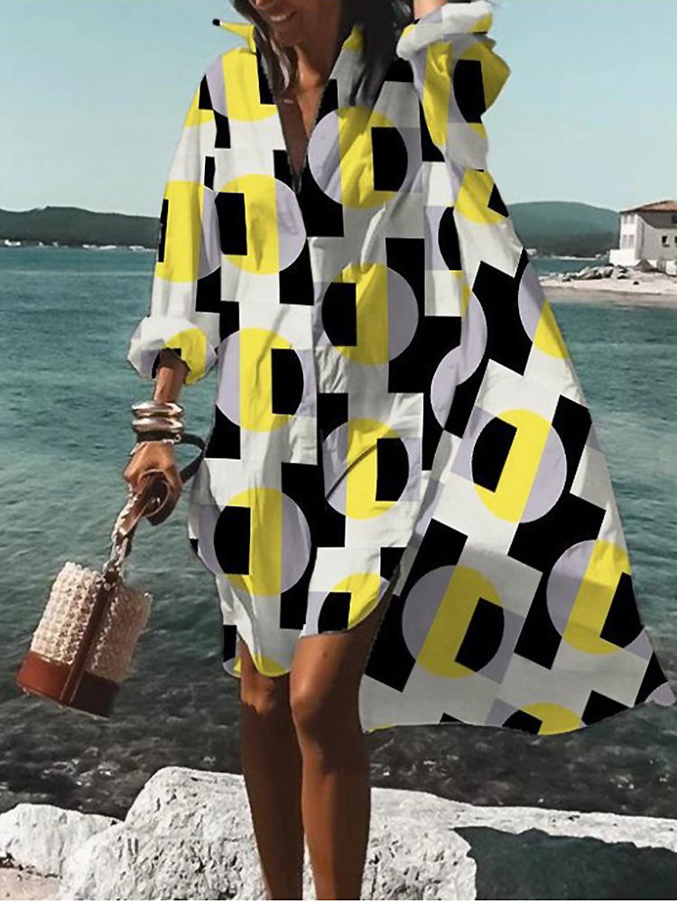 Mary™ | Summer Midi Shirt Dress