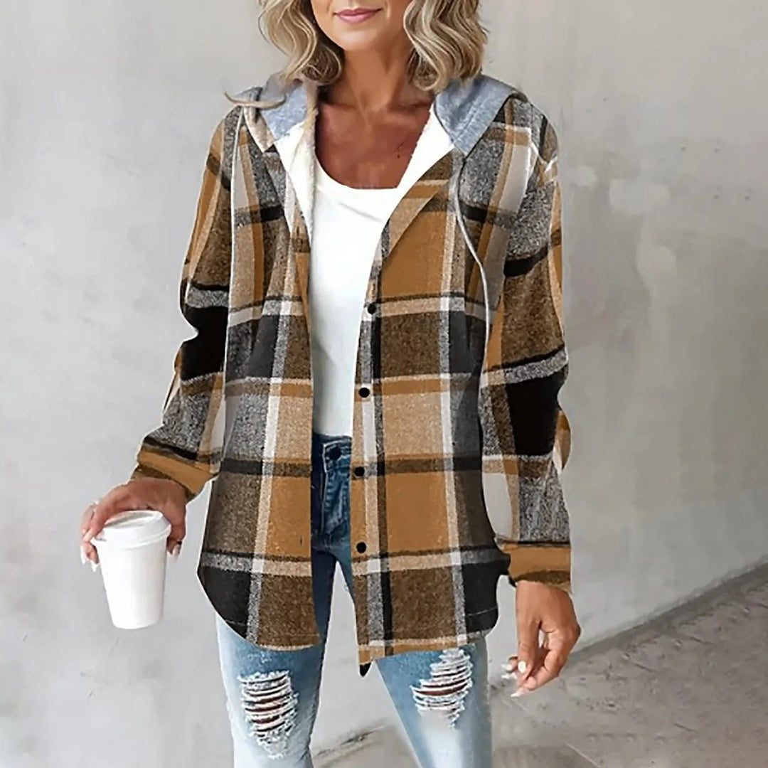 Carmen™ | Checkered Lined Cardigan Women