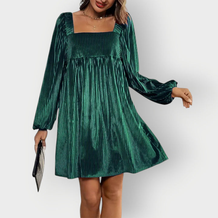 Caroline™ | Velvet Chic Backless Dress