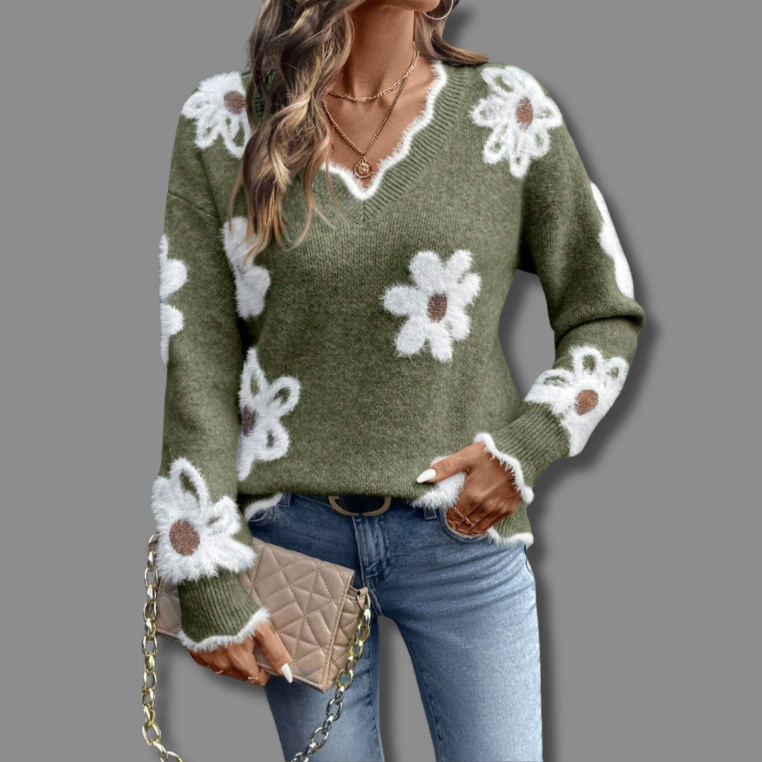 Madeline™ | Flower Sweater