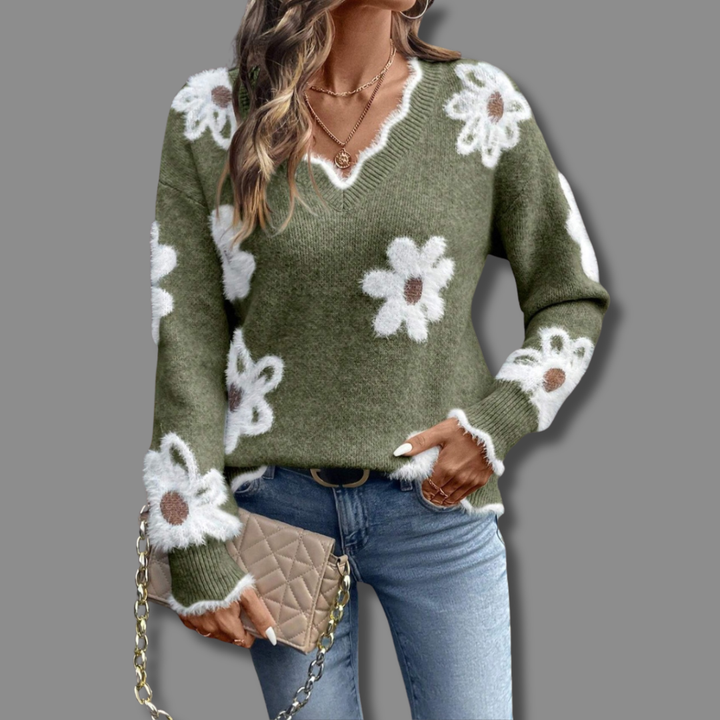 Madeline™ | Flower Sweater