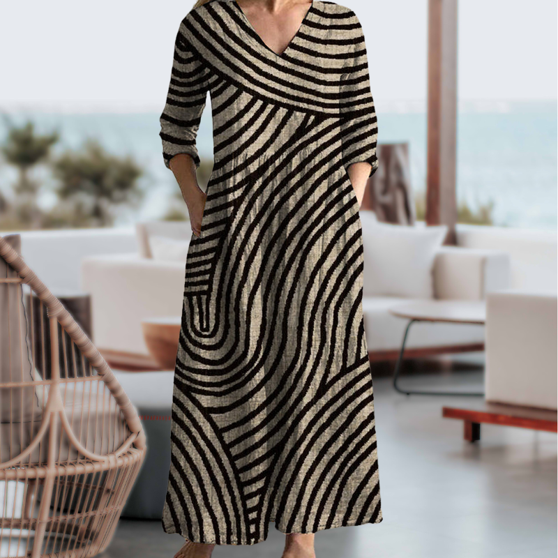Bonnie™ | Vintage Striped dress