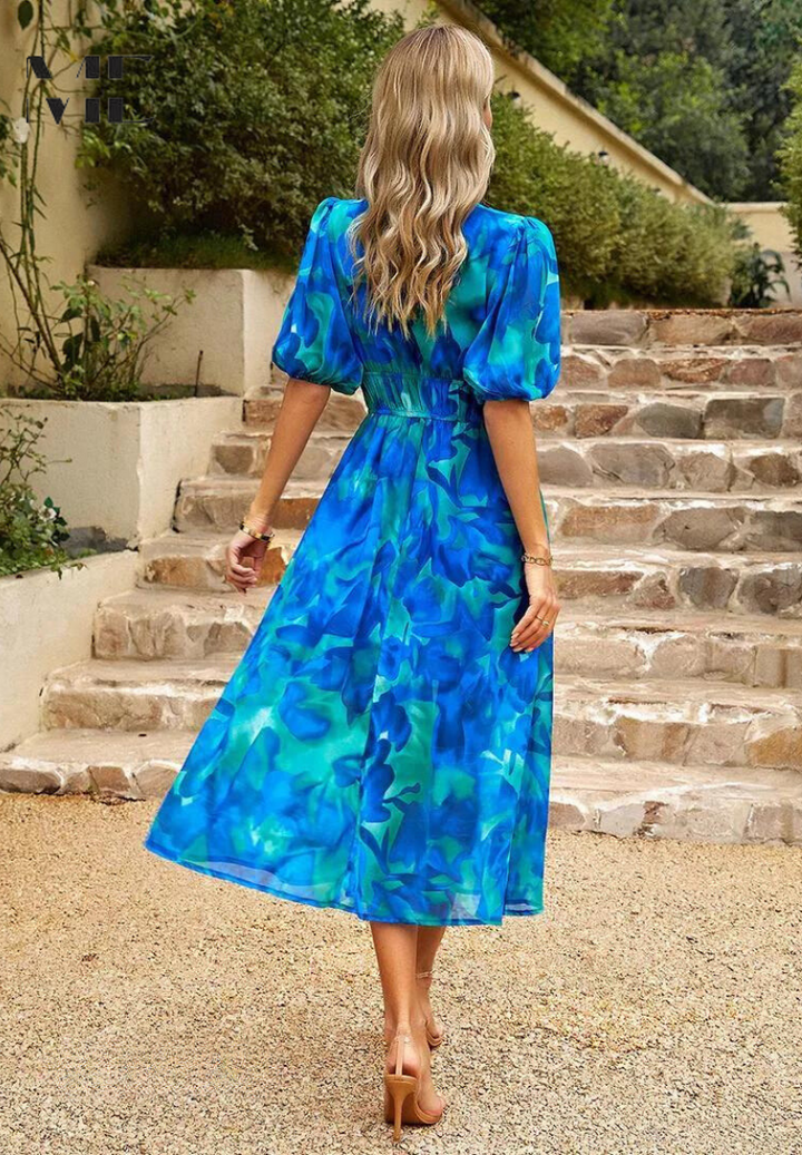 Monica™ | Elegant Floral Dress