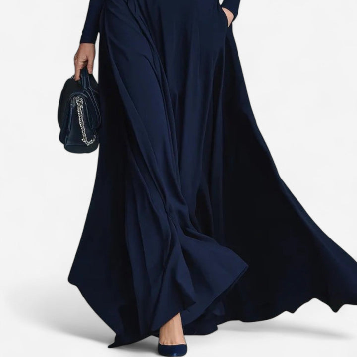 Veronica™ | High Neck Maxi Dress