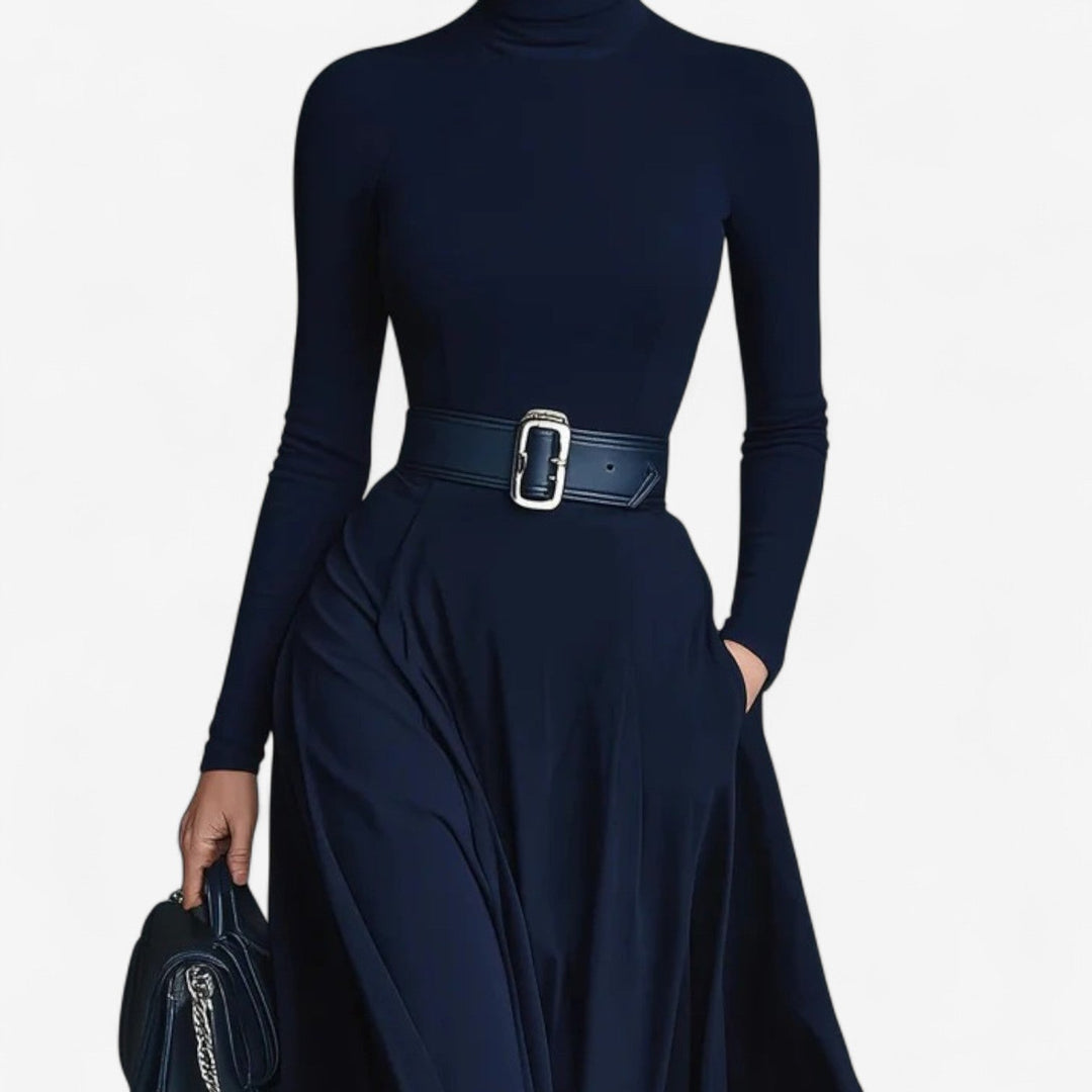 Veronica™ | High Neck Maxi Dress