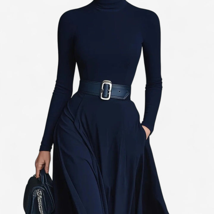 Veronica™ | High Neck Maxi Dress