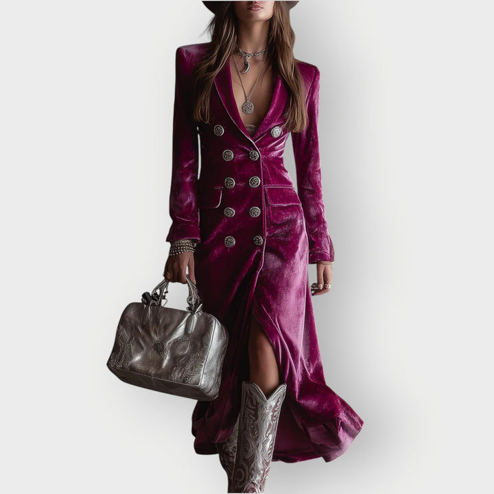 Cara™ | Luxe Velvet Maxi Dress