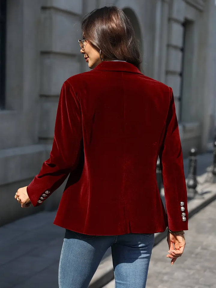 Carole™ | Elegant Velvet Blazer