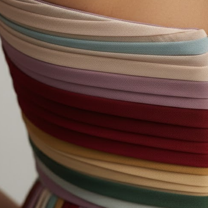 Adrienne | Women's Strapless Pleated Maxi Dress - Image 4