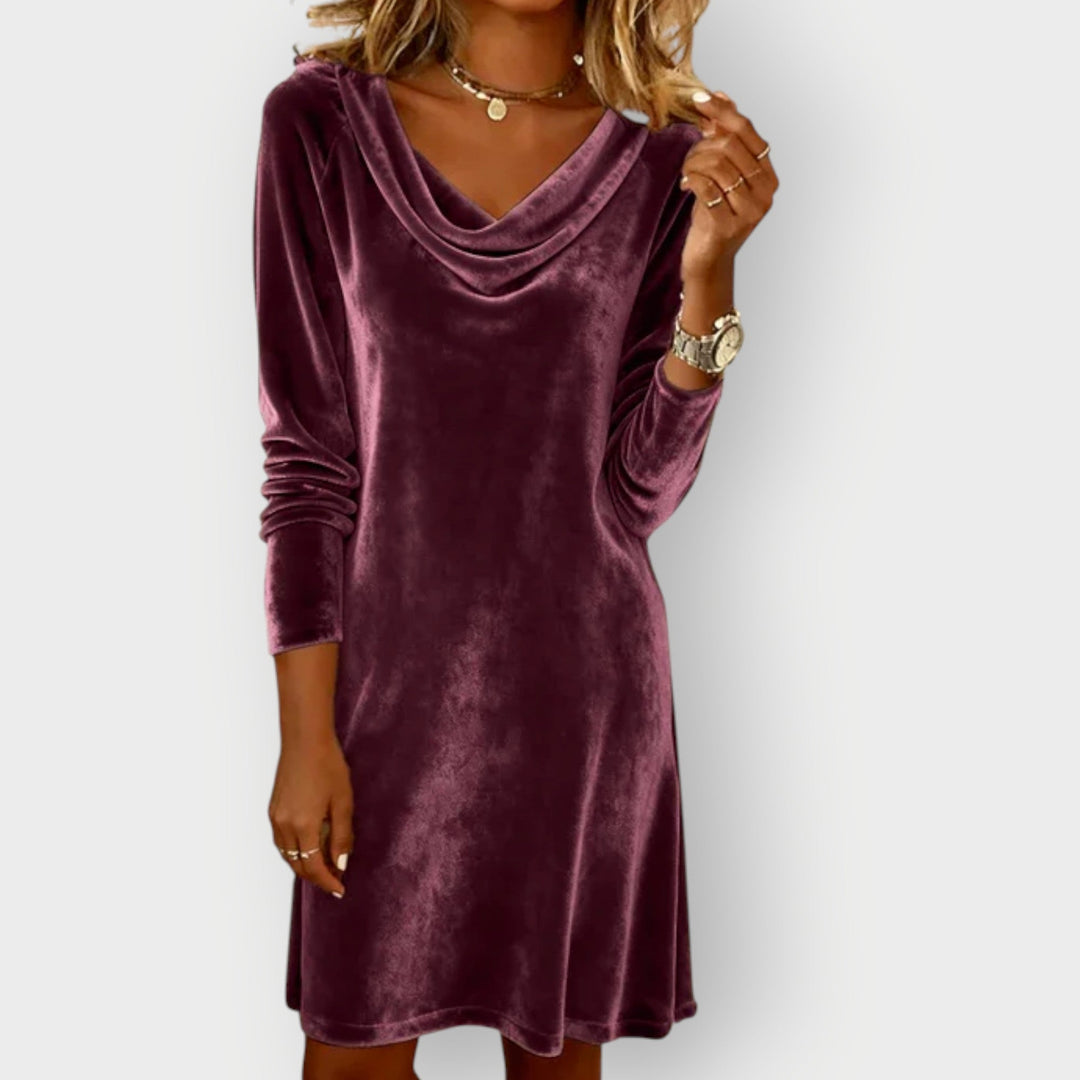 Casey™ | Elegant Velvet Dress