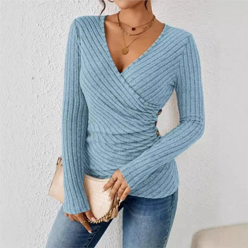 Caroline™ | Tummy Tucking Long Sleeve Top