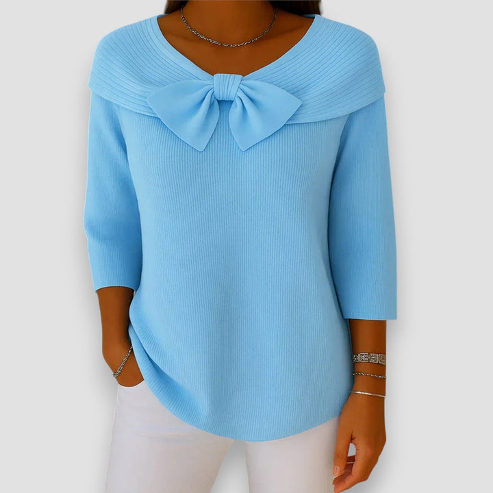 Violet™ | Sweater with Bow