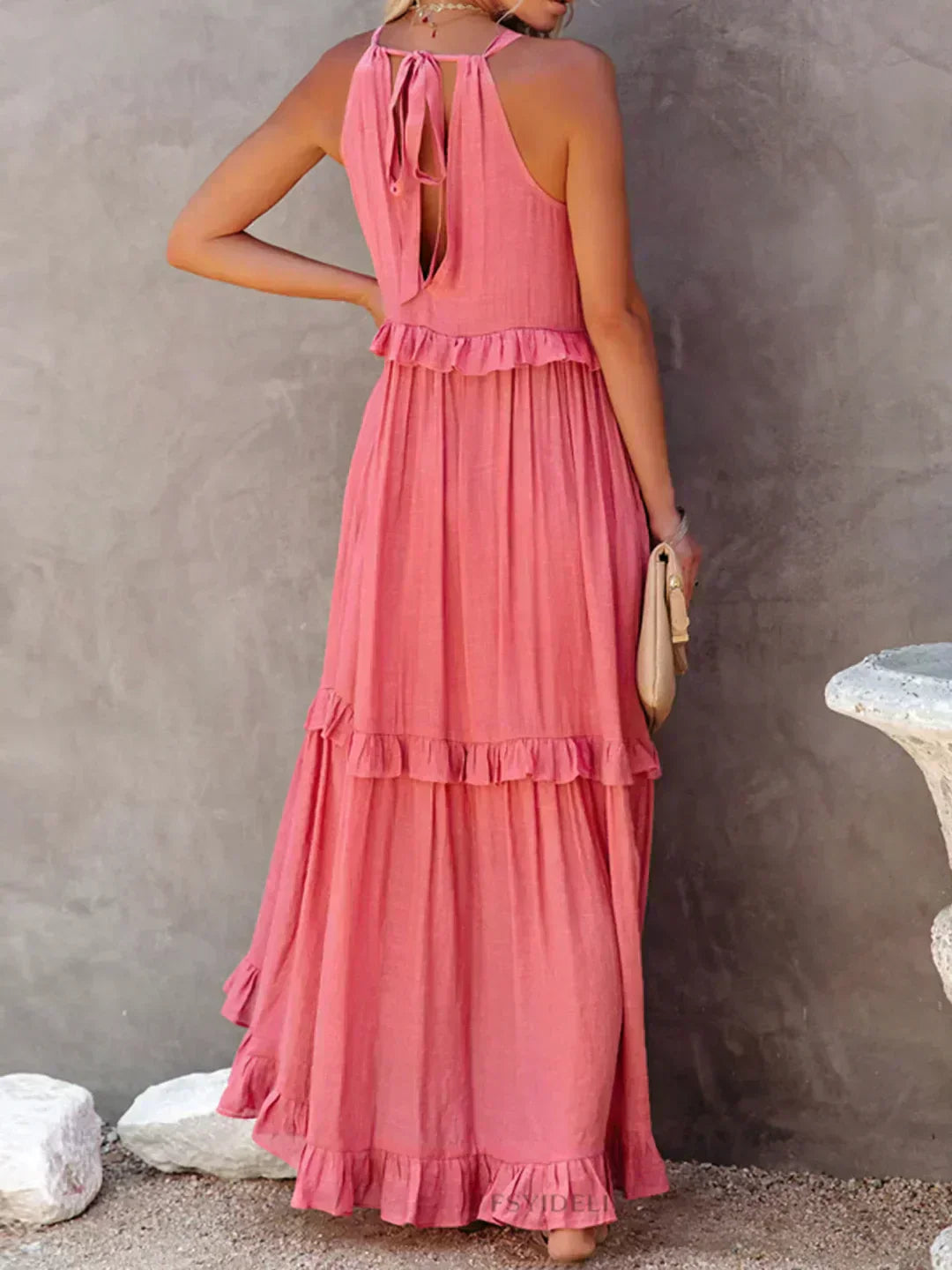 Courtney™ | Elegant Sleeveless Dress with Ruffles