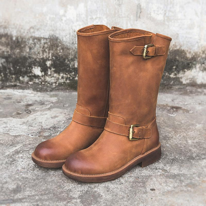 Elise™ | Buckle Boots – Bold Style, Effortless Comfort