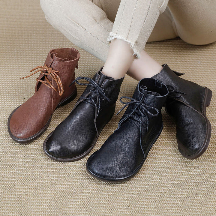 Clara™ | Lace Boots – Classic Warmth with Everyday Ease