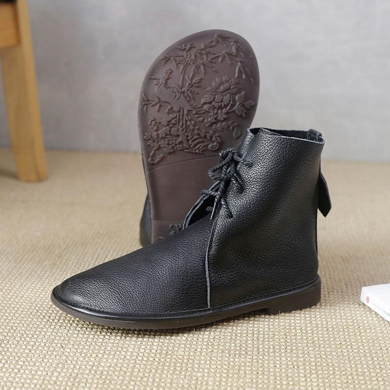 Clara™ | Lace Boots – Classic Warmth with Everyday Ease