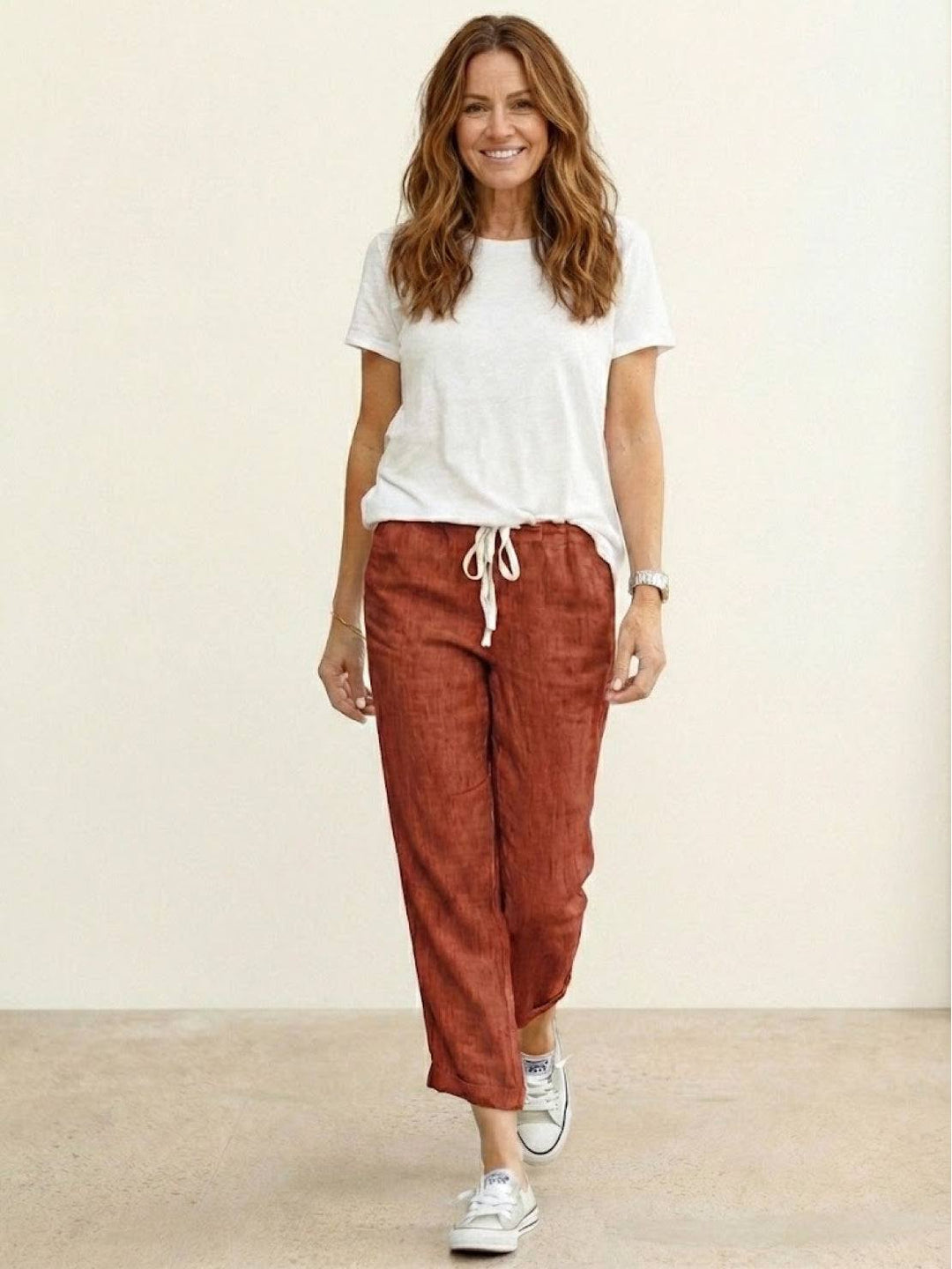 Harper | Women's Casual Drawstring Straight-Leg Casual Pants