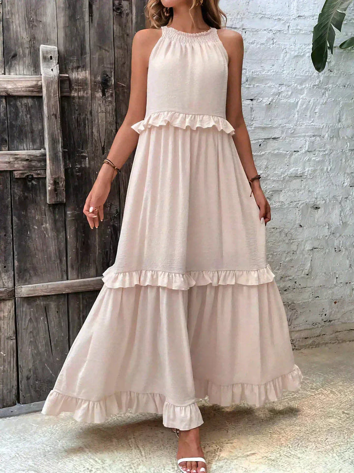 Courtney™ | Elegant Sleeveless Dress with Ruffles