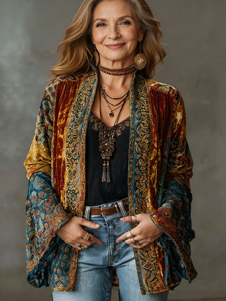 Calliope | Women's Boho Kimono Jacket - Image 1