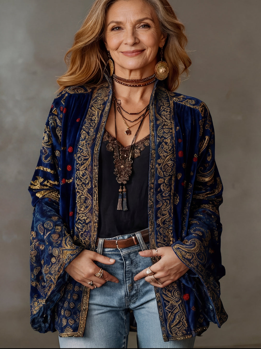 Calliope | Women's Boho Kimono Jacket - Image 3