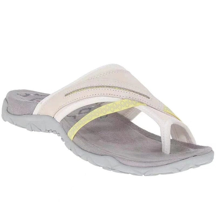 Dahlia | Women's Slip On Sandals - Black - Image 2