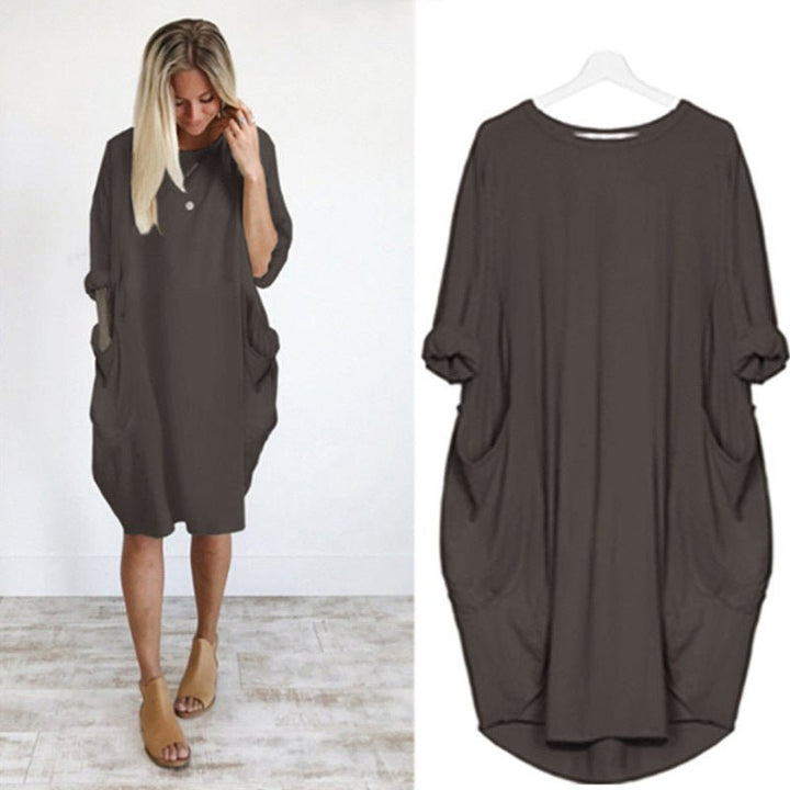 Gina™ | Elegant Pocket Dress