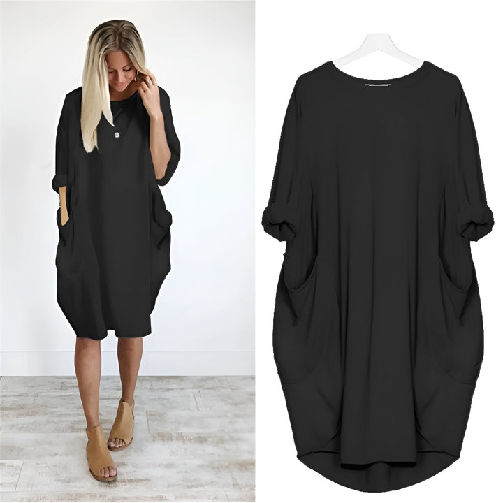 Gina™ | Elegant Pocket Dress
