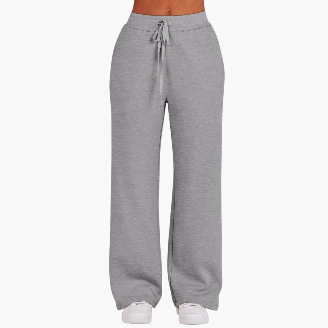 Daphne | Women's Half Zip Wide Leg Lounge Set - Navy - Image 20
