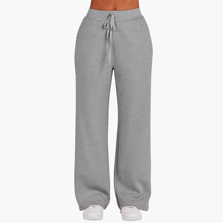 Daphne | Women's Half Zip Wide Leg Lounge Set - Navy - Image 20