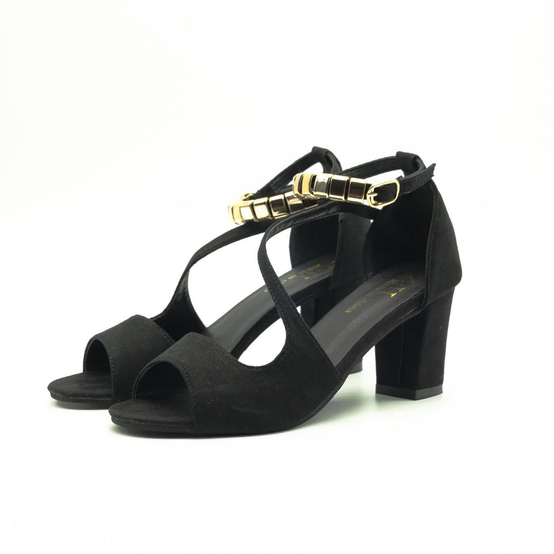 Sadie | Women's Block Heel Ankle Strap Peep Toe Dress Sandals