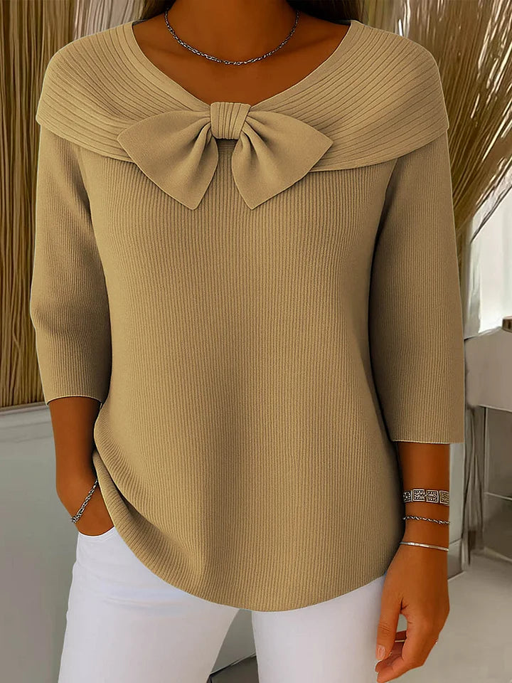 Violet™ | Sweater with Bow