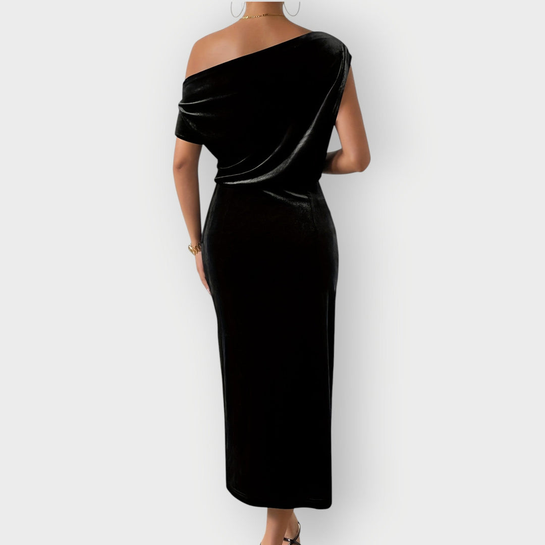 Carrie™ | Off-Shoulder Midi Dress