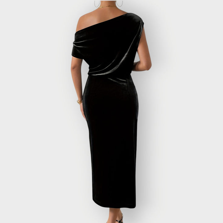 Carrie™ | Off-Shoulder Midi Dress