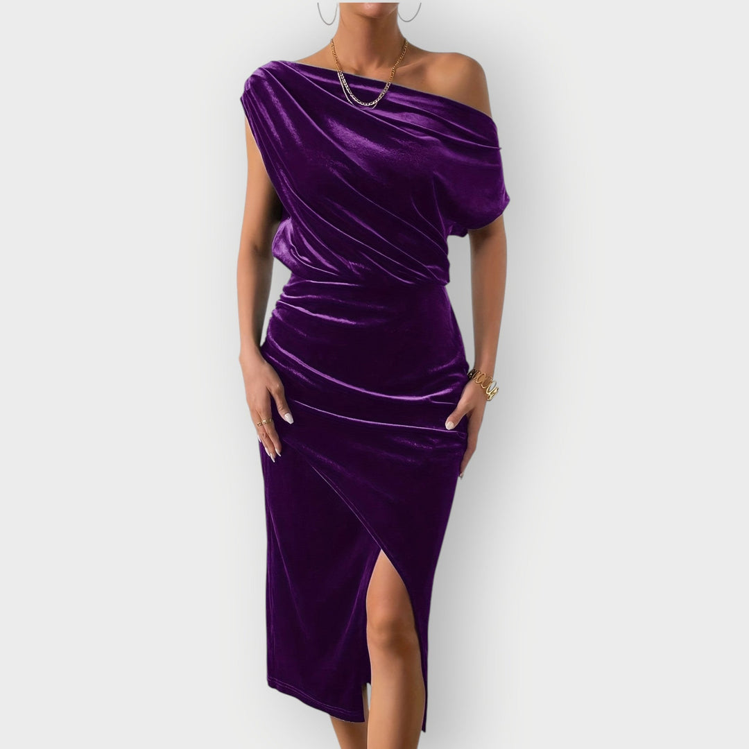 Carrie™ | Off-Shoulder Midi Dress