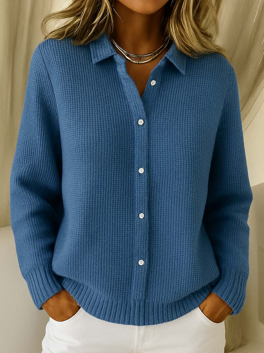 Adrianna™ | Classic Knit Button Cardigan