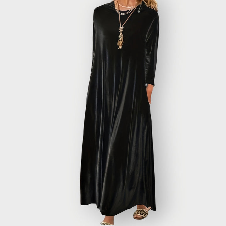 Carina™ | Luxe Velvet Flow Maxi Dress