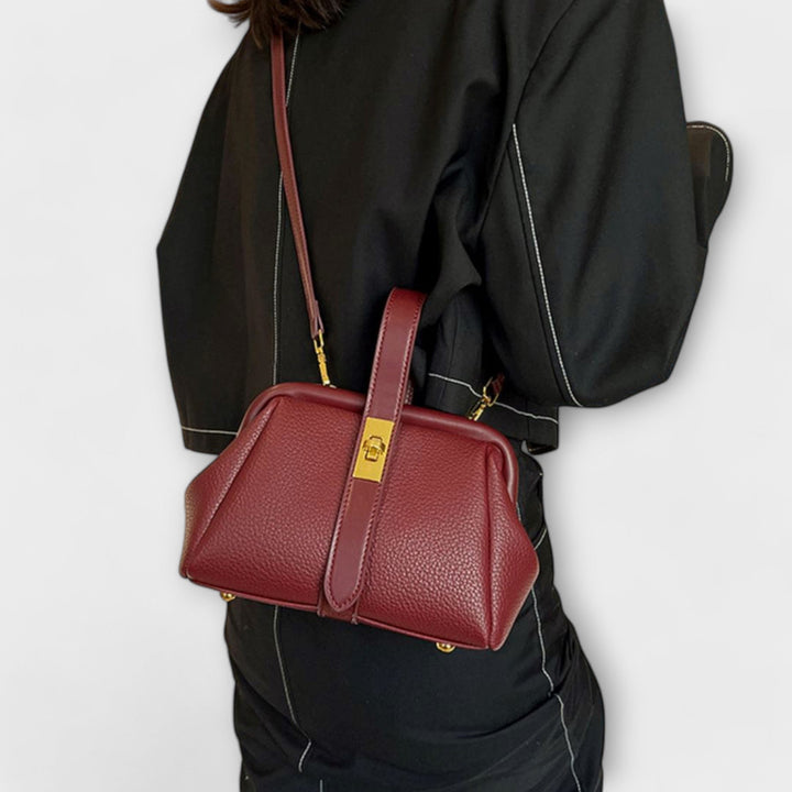 Hadleigh | Women's Mini Top Handle Turn Lock Crossbody Bag - Image 12