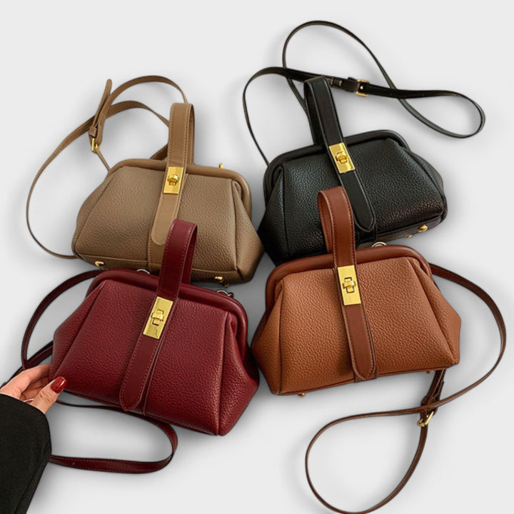 Hadleigh | Women's Mini Top Handle Turn Lock Crossbody Bag - Image 13