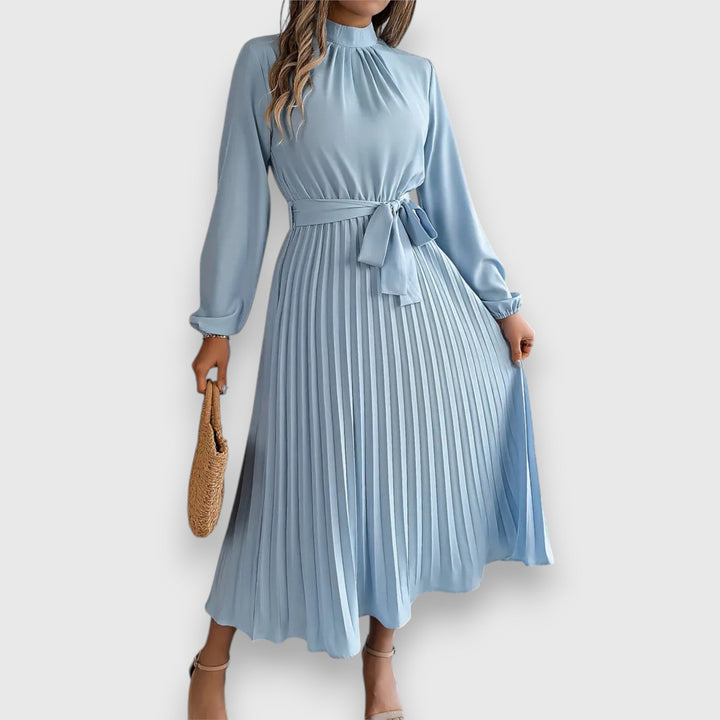 Rebecca™ | Elegant Pleated Midi Dress