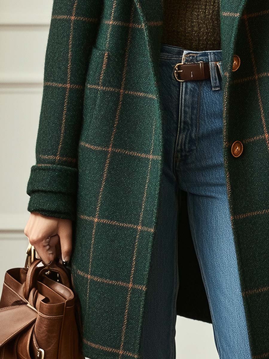 Sofia™ | Classic Plaid Coat